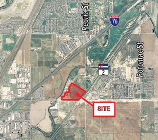 E 104th Ave & Peoria @ Peoria St, Commerce City, CO for sale - Aerial - Image 2 of 2