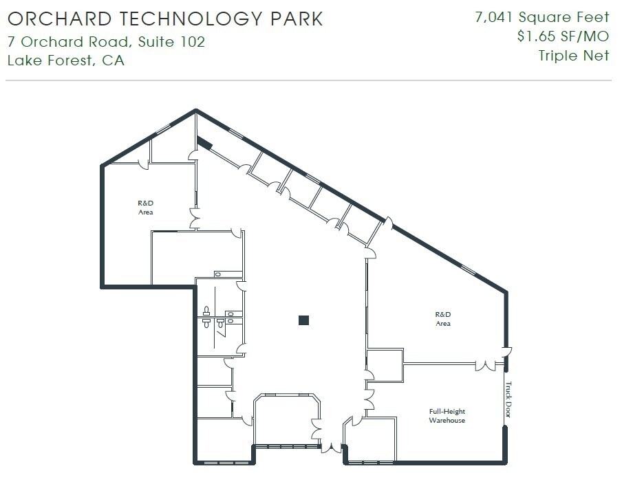 1-13 Orchard Rd, Lake Forest, CA for lease Floor Plan- Image 1 of 1