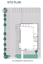 9240 Clairemont Mesa Blvd, San Diego, CA for lease Site Plan- Image 2 of 2