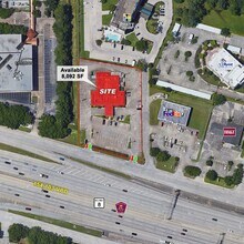 307 N Sam Houston Pky W, Houston, TX - AERIAL map view