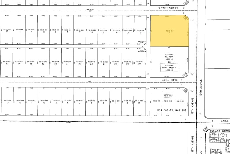 3120 N 19th Ave, Phoenix, AZ for lease - Plat Map - Image 2 of 32
