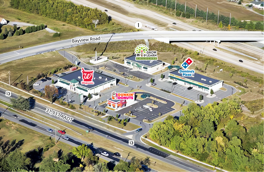 2470-2498 N Dupont Pky, Middletown, DE for lease - Aerial - Image 2 of 5