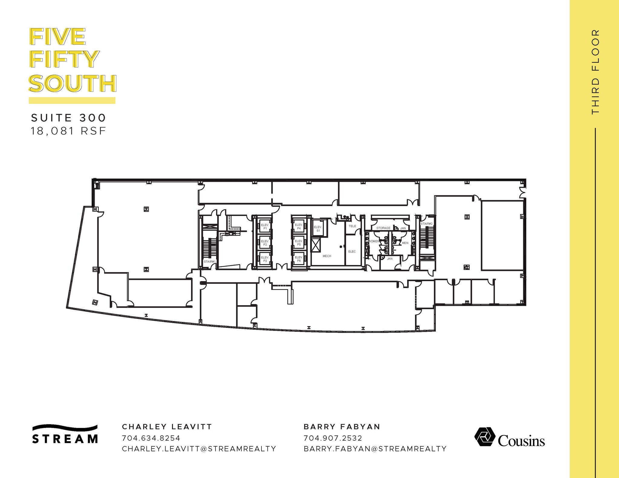 550 S Caldwell St, Charlotte, NC for lease Floor Plan- Image 1 of 1