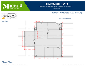 1966 Greenspring Dr, Timonium, MD for lease Floor Plan- Image 1 of 1