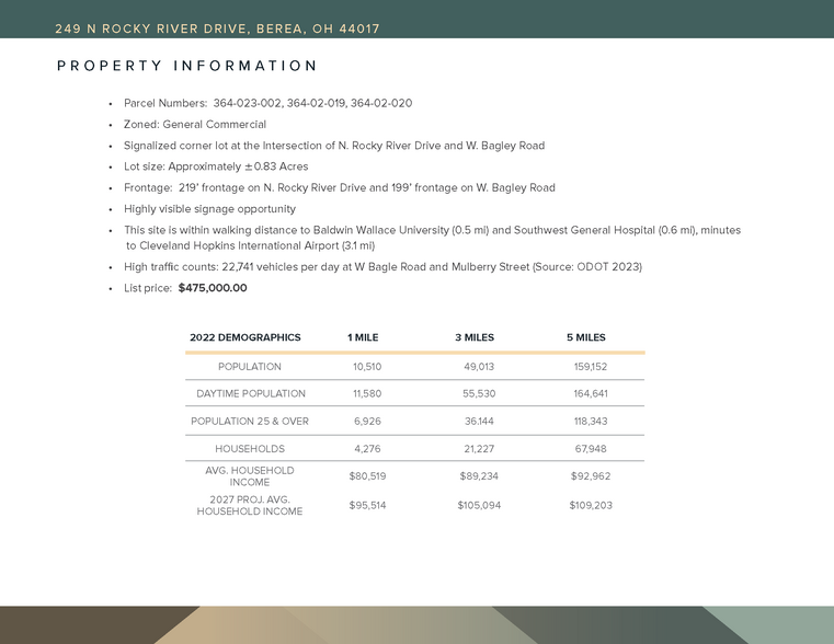 231-249 N Rocky River Dr, Berea, OH for sale - Building Photo - Image 2 of 4