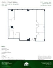 1 Pointe Dr, Brea, CA for lease Floor Plan- Image 1 of 1
