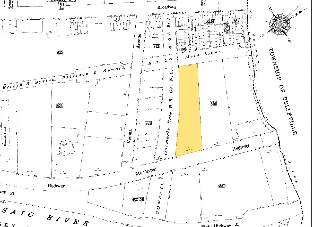 2107-2125 Mccarter Hwy, Newark, NJ for sale Plat Map- Image 1 of 1