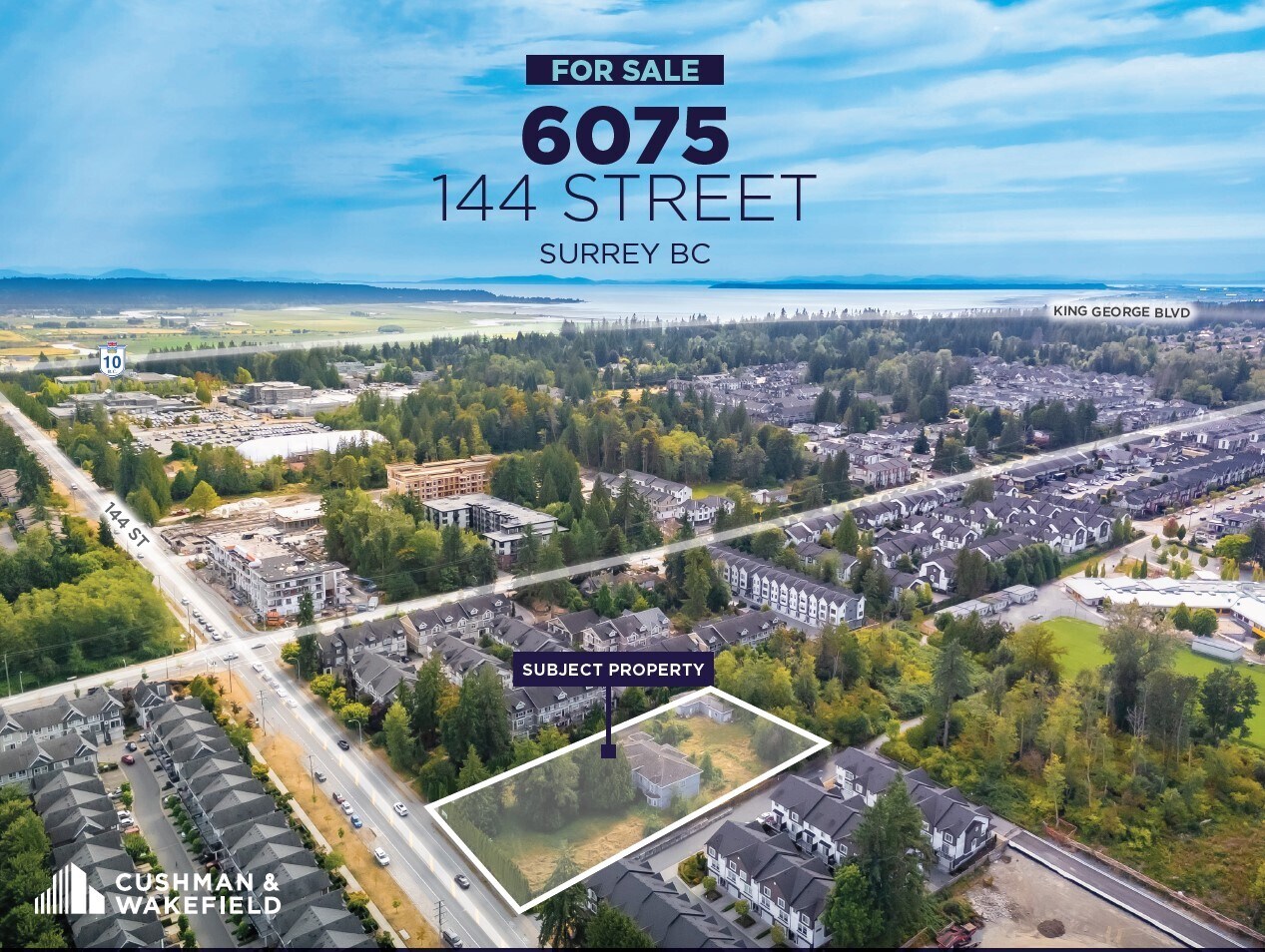6075 144 St, Surrey, BC for sale Aerial- Image 1 of 5