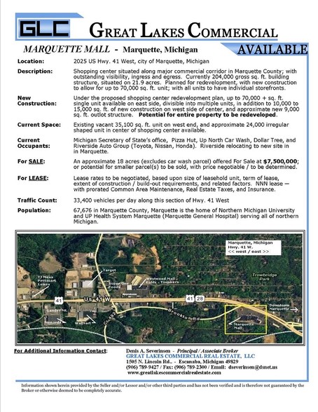 2025 US Highway 41, Marquette, MI for sale - Building Photo - Image 1 of 1