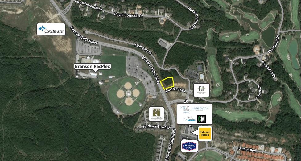 Branson Hills Parkway at Pinehurst Drive, Branson, MO for sale - Building Photo - Image 2 of 3