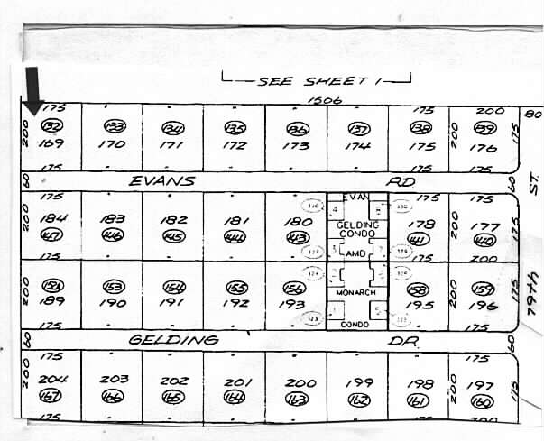 7720 E Evans Rd, Scottsdale, AZ for lease - Plat Map - Image 2 of 10