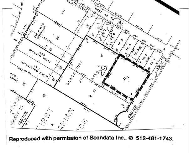 4804 Grover Ave, Austin, TX for lease - Plat Map - Image 3 of 4