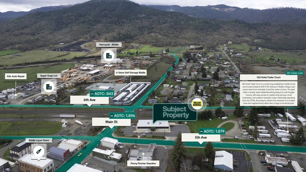 332 E 5th Ave, Riddle, OR for sale - Building Photo - Image 2 of 3