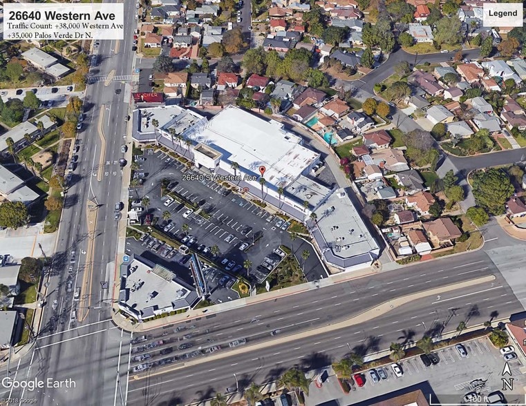 26640 Western Ave, Harbor City, CA for lease - Aerial - Image 3 of 7