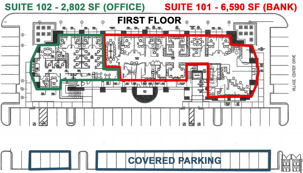 44801 Village Ct, Palm Desert, CA for lease - Floor Plan - Image 3 of 9