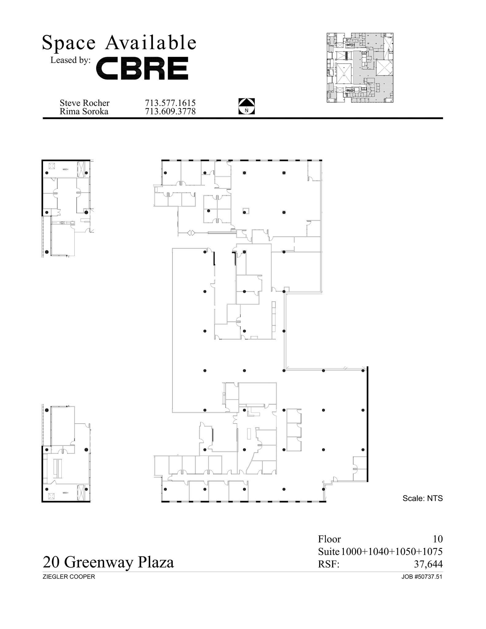 20 Greenway Plz, Houston, TX for lease Site Plan- Image 1 of 1