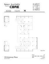 20 Greenway Plz, Houston, TX for lease Site Plan- Image 1 of 1