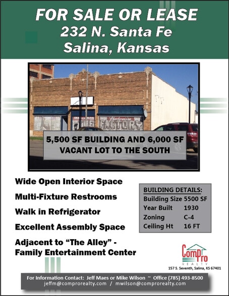 232 N Santa Fe Ave, Salina, KS for sale - Building Photo - Image 1 of 1