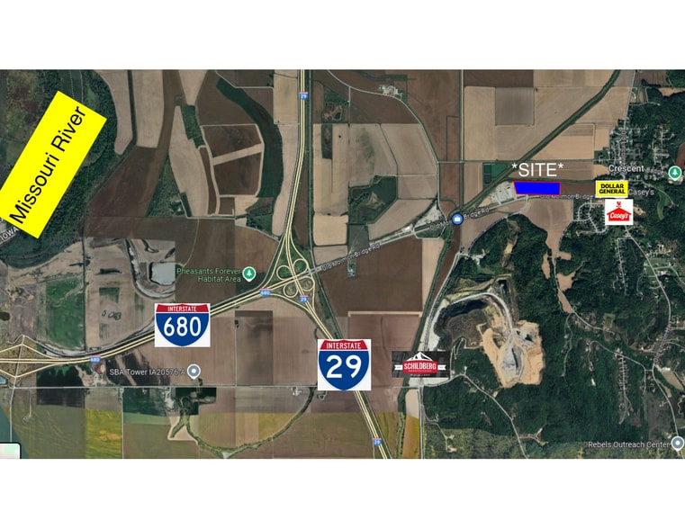 Old Mormon Bridge Road, Crescent, IA for lease - Site Plan - Image 2 of 7
