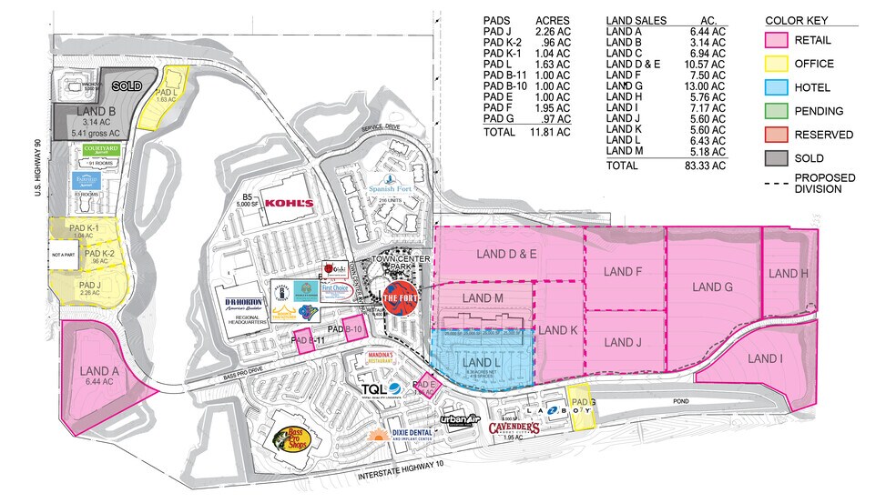 20000 Bass Pro Dr, Spanish Fort, AL for sale - Site Plan - Image 1 of 5