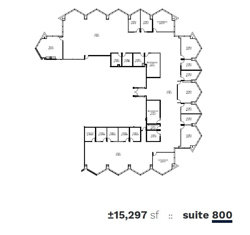 333 W San Carlos St, San Jose, CA for lease Floor Plan- Image 1 of 1