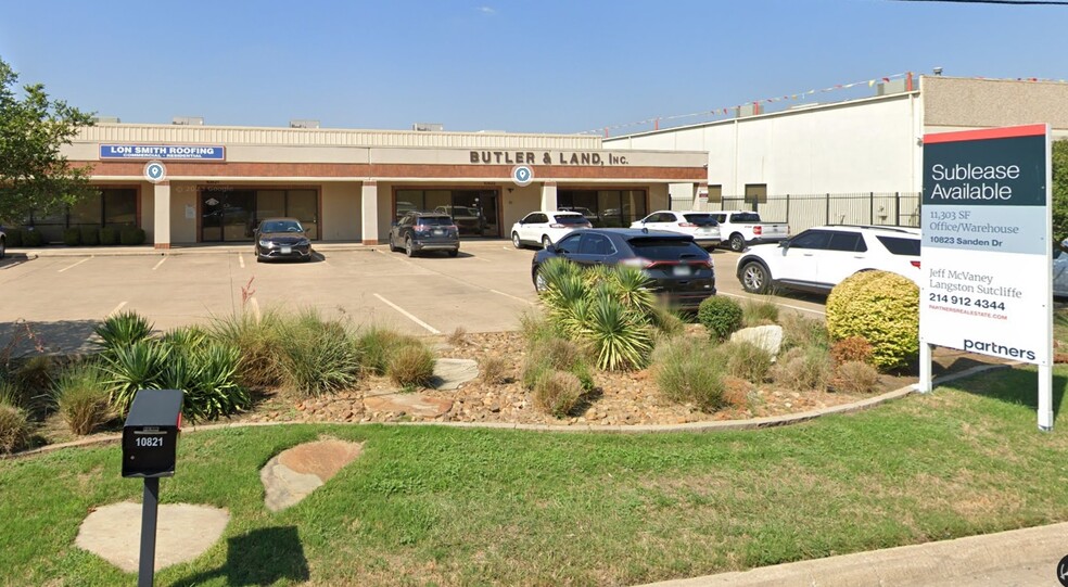 10821-10823 Sanden Dr, Dallas, TX for lease - Building Photo - Image 2 of 7