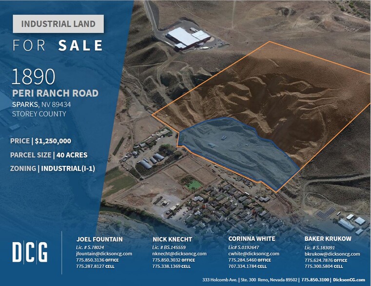 1890 Peri Ranch Rd, Sparks, NV for sale - Building Photo - Image 1 of 1