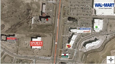 1404 Hawk Pky, Montrose, CO - Aerial map view