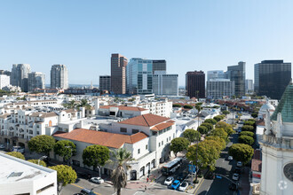 1000-1010 Westwood Blvd, Los Angeles, CA - aerial  map view