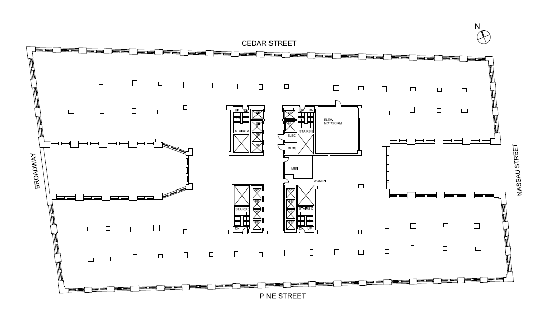 120 Broadway, New York, NY for lease Floor Plan- Image 1 of 4