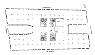 120 Broadway, New York, NY for lease Floor Plan- Image 1 of 4