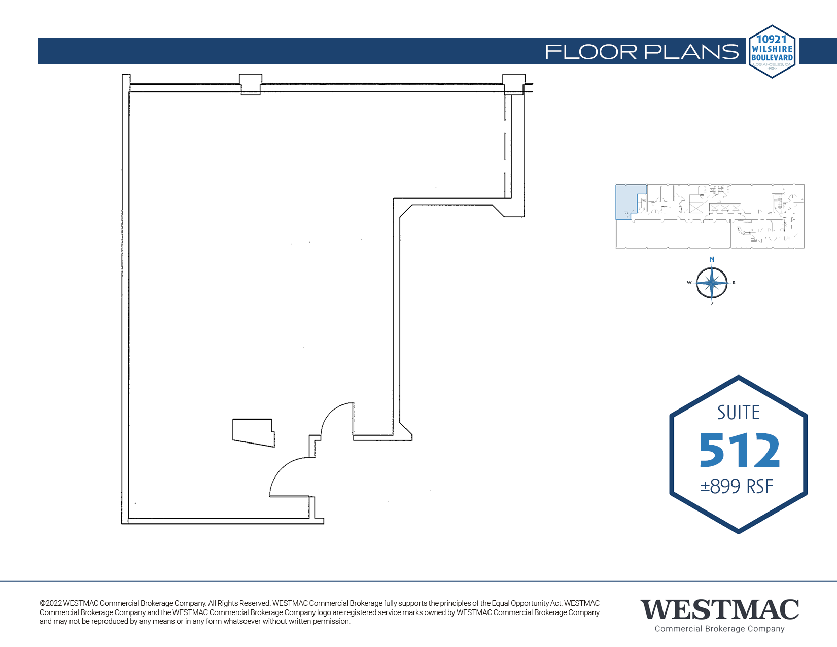 10921 Wilshire Blvd, Los Angeles, CA for lease Floor Plan- Image 1 of 1