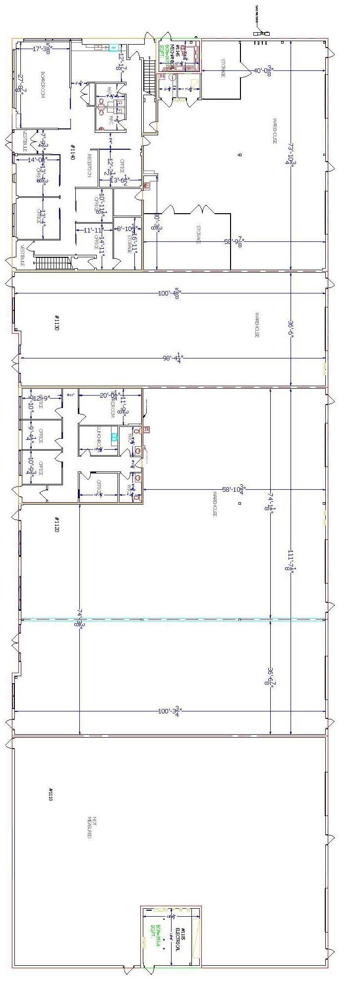 10645 74th St SE, Calgary, AB for lease Floor Plan- Image 1 of 2