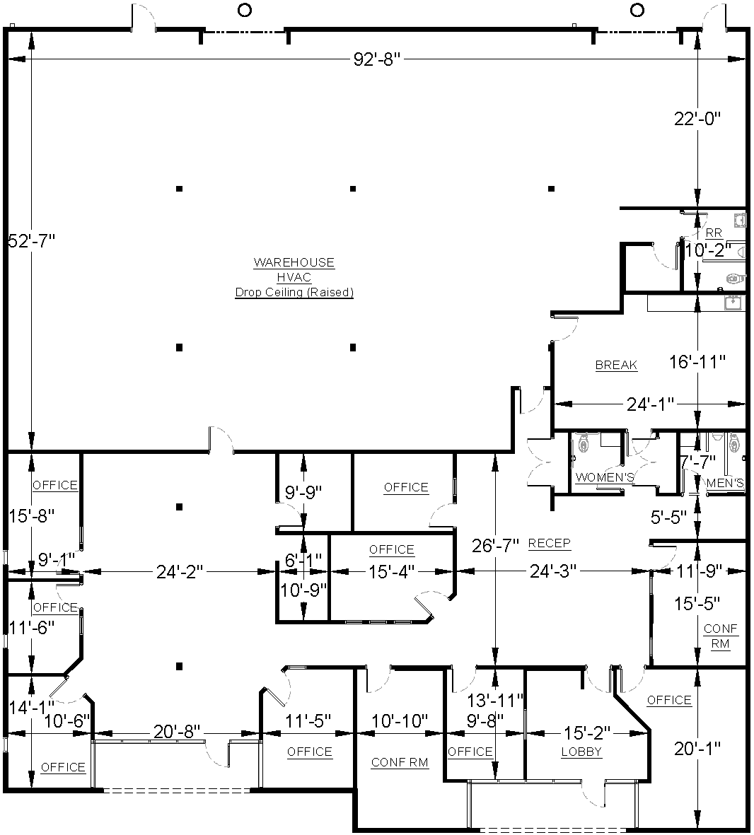 2425 W 12th St, Tempe, AZ for lease Floor Plan- Image 1 of 19