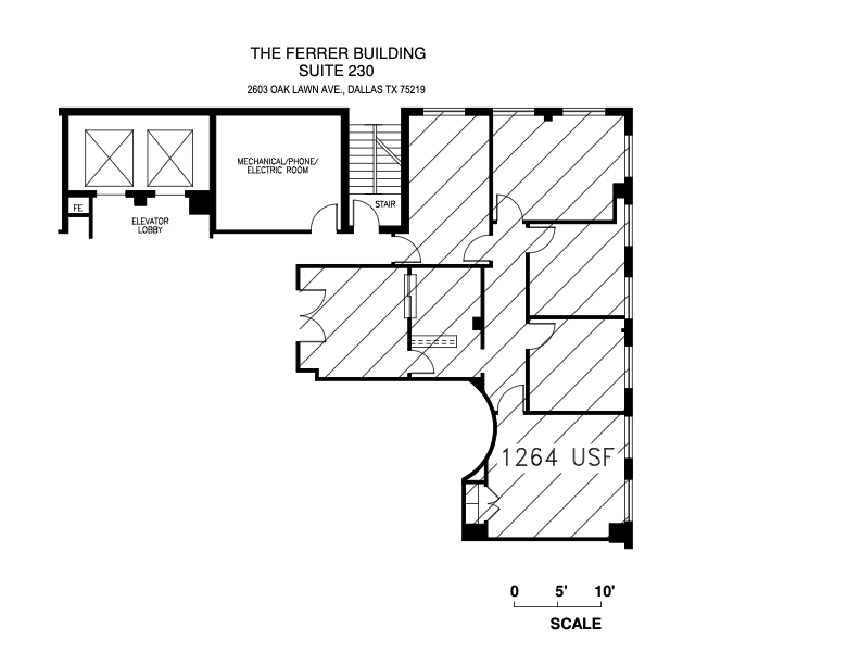 2603 Oak Lawn Ave, Dallas, TX for lease Floor Plan- Image 1 of 1
