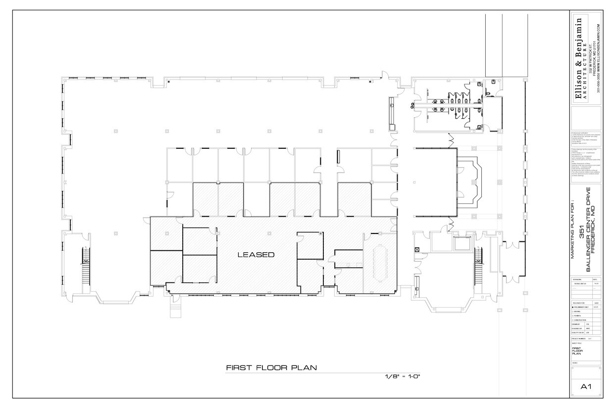 353 Ballenger Center Dr, Frederick, MD for lease Floor Plan- Image 1 of 6