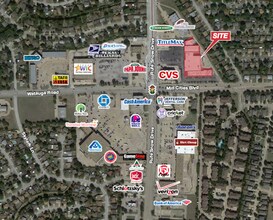 6300-6316 Rufe Snow Dr, North Richland Hills, TX - AERIAL  map view