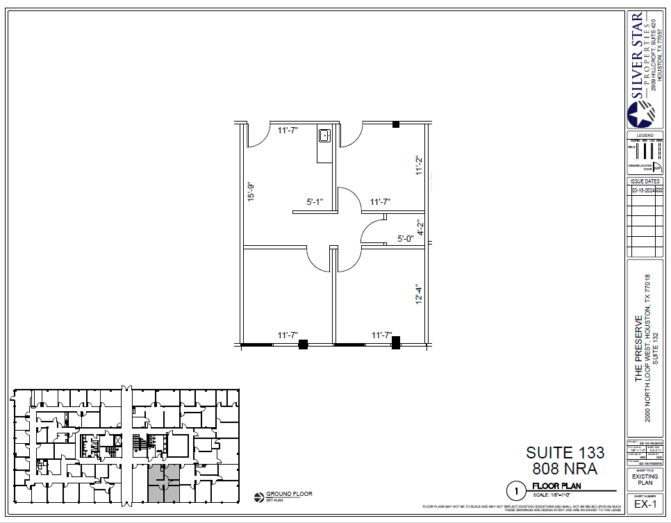 2000 N Loop Fwy W, Houston, TX for lease Floor Plan- Image 1 of 1