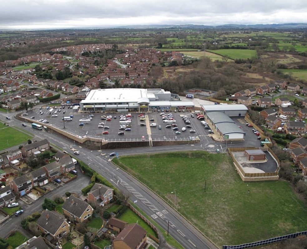 Ffordd Llanarth, Deeside for lease Aerial- Image 1 of 3