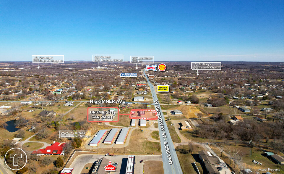 915 Broadway St, Drumright, OK for sale - Building Photo - Image 2 of 5