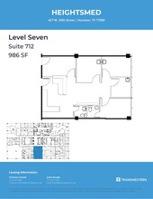 427 W 20th St, Houston, TX for lease Floor Plan- Image 1 of 1