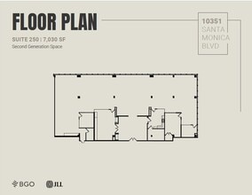 10351 Santa Monica Blvd, Los Angeles, CA for lease Floor Plan- Image 1 of 1