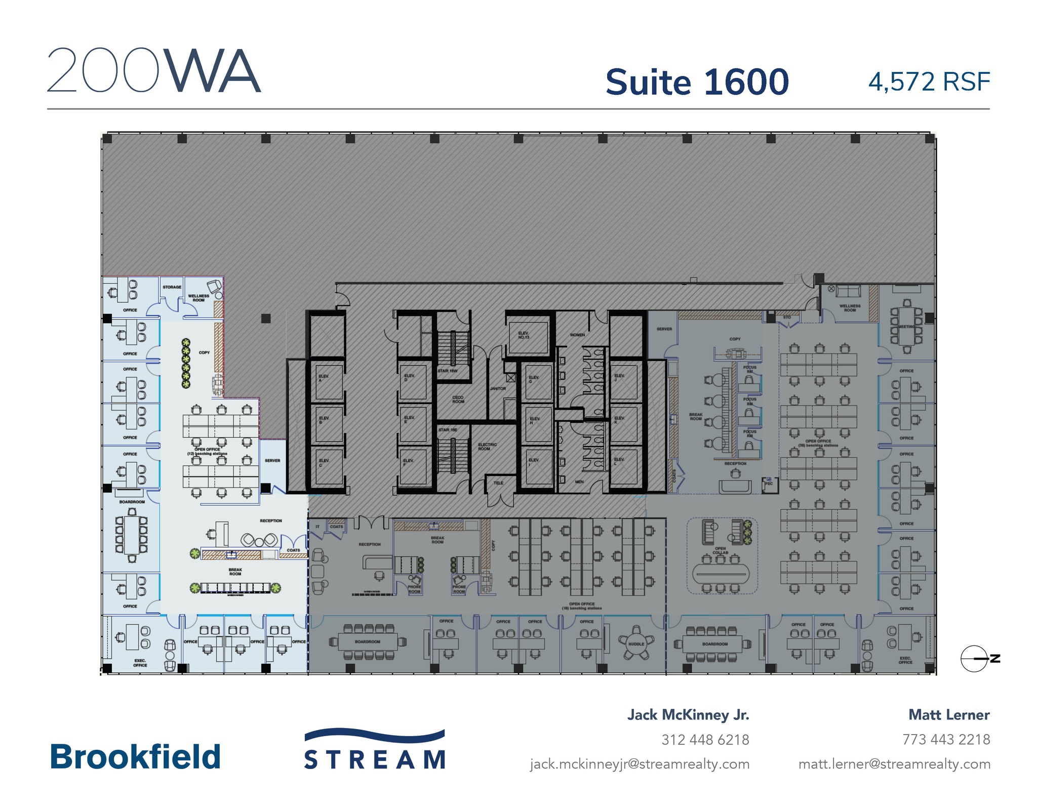 200 W Adams St, Chicago, IL for lease Floor Plan- Image 1 of 1