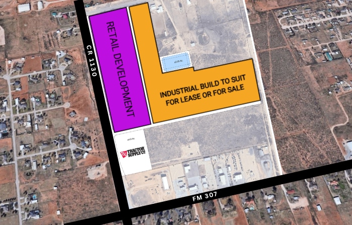 SE Corner of S CR-1130 & E County 95 rd, Midland, TX for lease - Building Photo - Image 2 of 2