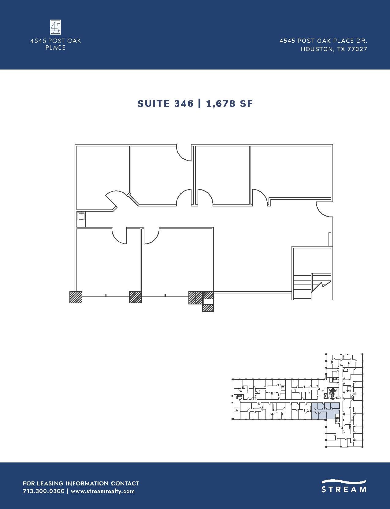 4545 Post Oak Pl, Houston, TX for lease Floor Plan- Image 1 of 1