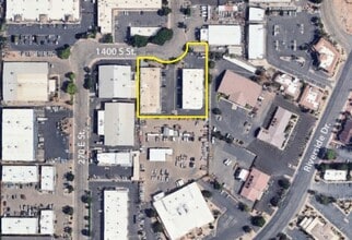 316 E 1400 S, St George, UT - AERIAL map view
