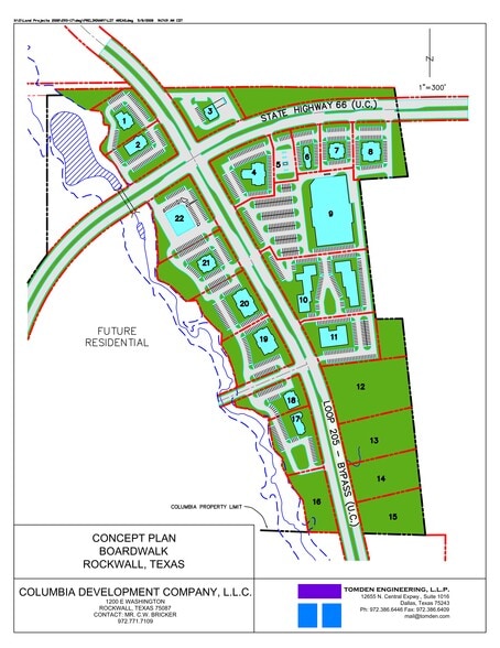 John King Blvd., Rockwall, TX for sale - Site Plan - Image 3 of 6