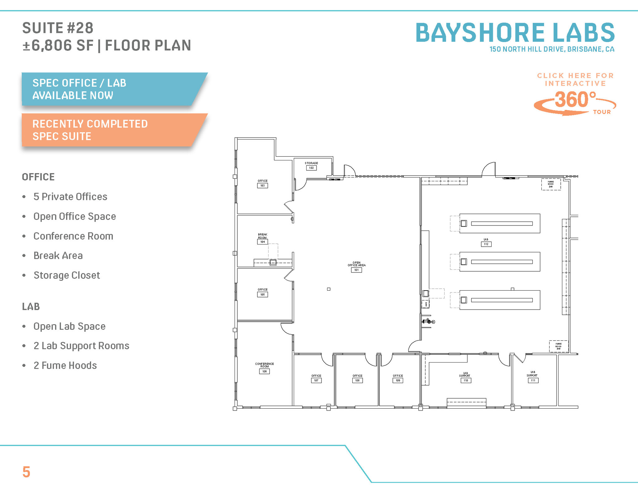 150 N Hill Dr, Brisbane, CA for lease Floor Plan- Image 1 of 1