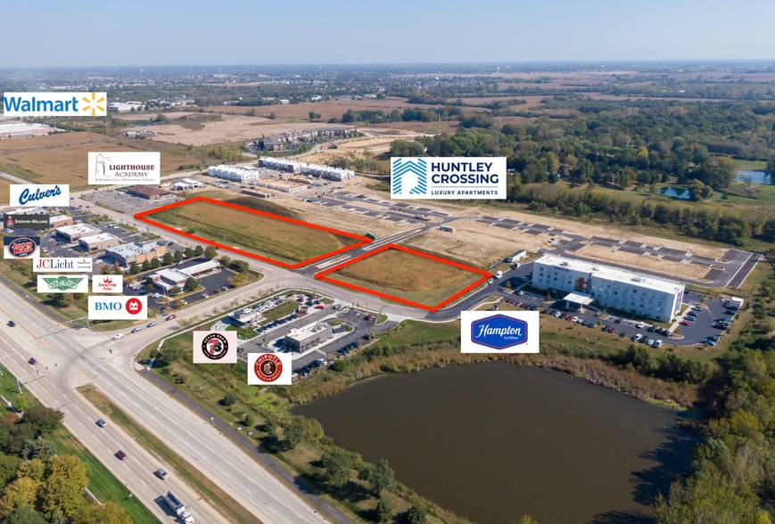 13000 S State Route 47, Huntley, IL for lease - Aerial - Image 2 of 5