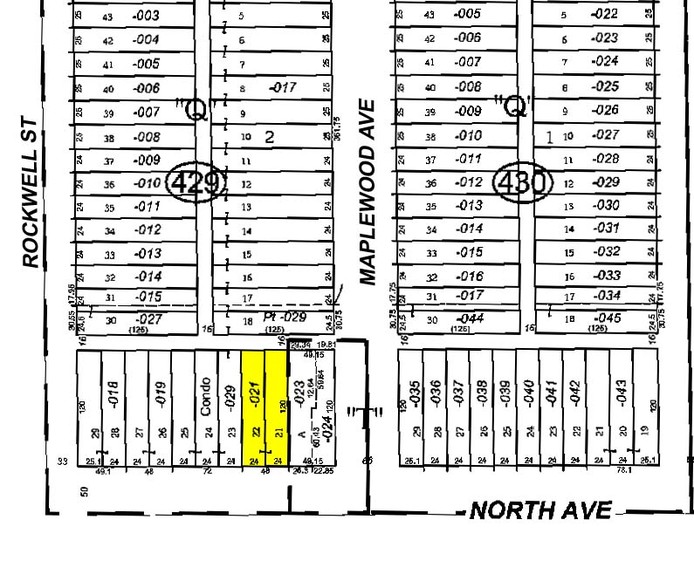 2540 W North Ave, Chicago, IL for sale - Plat Map - Image 2 of 3